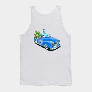 Christmas Frosty The Snowman Tank Top